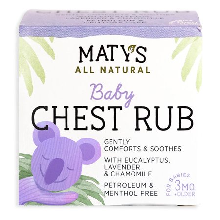 Maty's All Natural Baby Chest Rub, 1.5 Oz Jar
