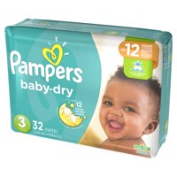 Pampers Baby-Dry Diapers (Choose Your Size and Count)