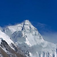 Snowy Summit of Mt Everest Tibet China Canvas Art - Keren Su DanitaDelimont (38 x 25)
