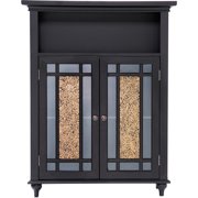 Floor Cabinets Elegant Home Fashions Deshler Double Door Floor Cabinet