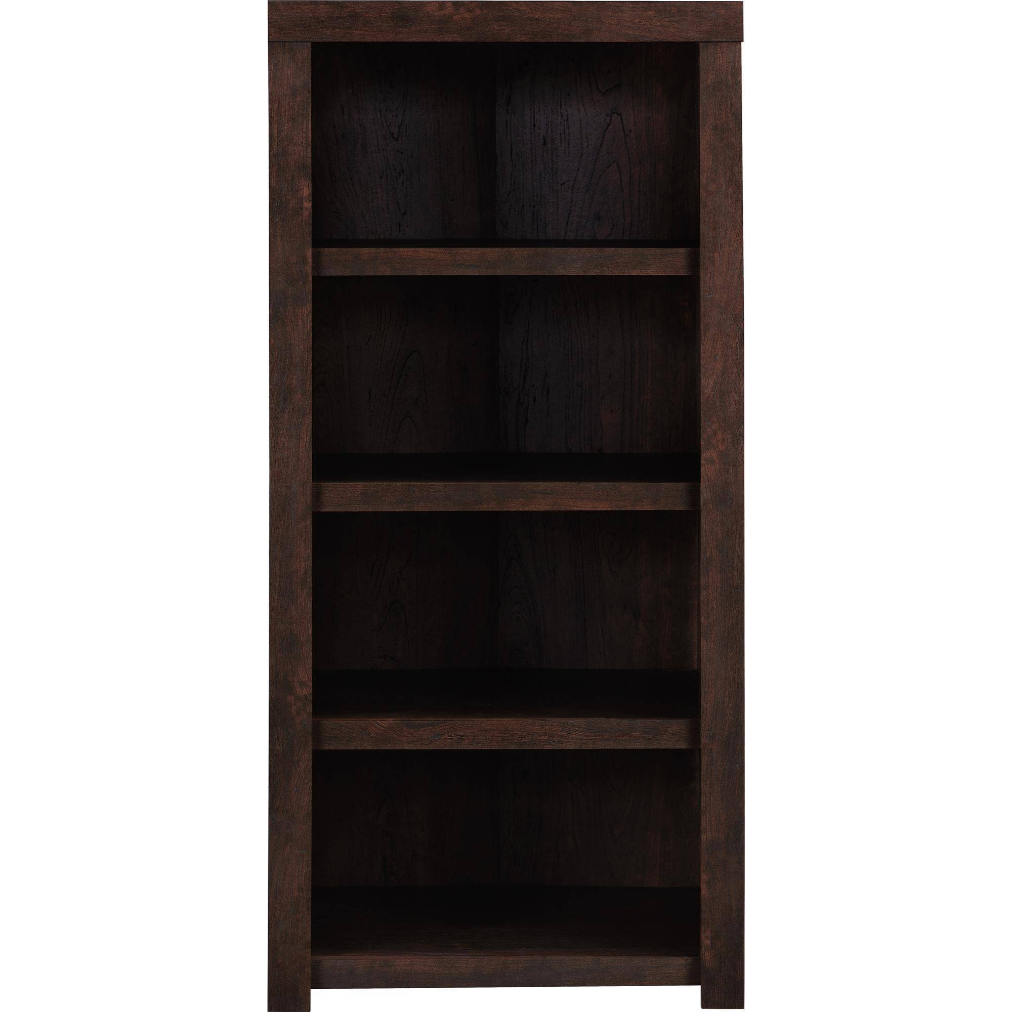 Altra Westbrook Media Storage Bookcase, Dark Walnut