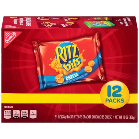 Ritz Bits Cheese Cracker Sandwiches, 1 Oz., 12