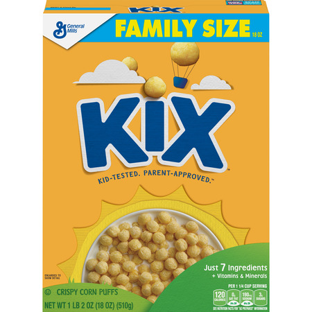 Kix PAW Patrol, Cereal, with Whole Grain, 18 oz
