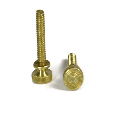 - Knurled Head Solid Brass Thumb Screws - 1/4