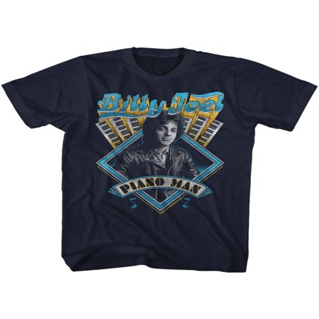 Billy Joel Billy Joel Navy Adult T-Shirt Tee