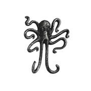 Handcrafted Decor K 0878 Silver Antique Silver Cast Iron Decorative Wall Mounted Octopus Hooks Handcrafted Decor K 0878 Silver Antique Silver Cast Iron Decorative Wall Mounted Octopus Hooks