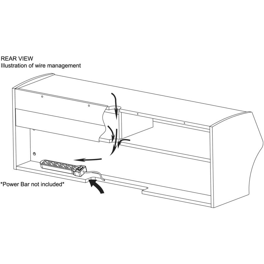 Prepac Altus Wall Mounted A/V TV Stand, Multiple Finishes