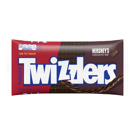 - Twizzlers Chocolate Twists Licorice Chewy Candy, 12 Oz.