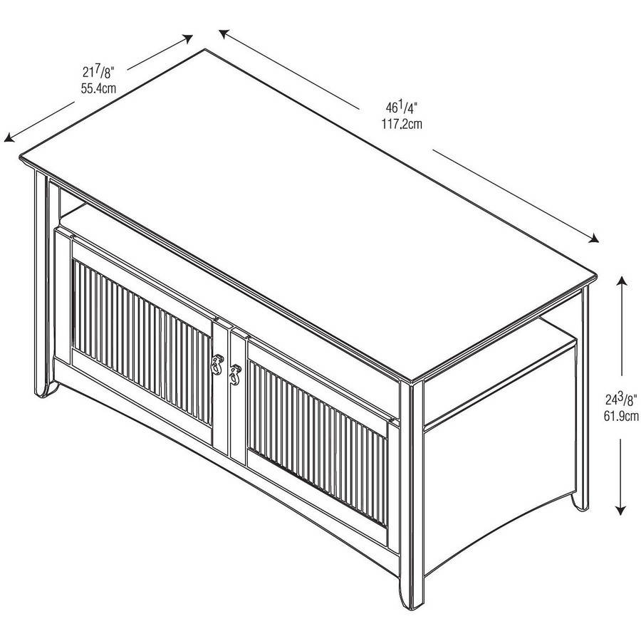 Bush Furniture Buena Vista Collection TV Stand, fits up to 50'' TV