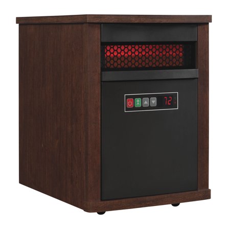 Duraflame Portable Electric Infrared Quartz Heater, Cherry - Walmart.com