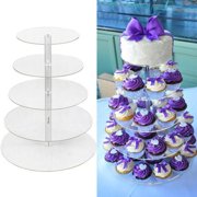 clear cake stands
