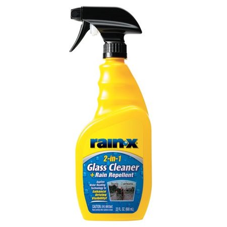 Rain-X 2-in-1 Glass Cleaner & Rain Repellant, 23 Fl Oz -