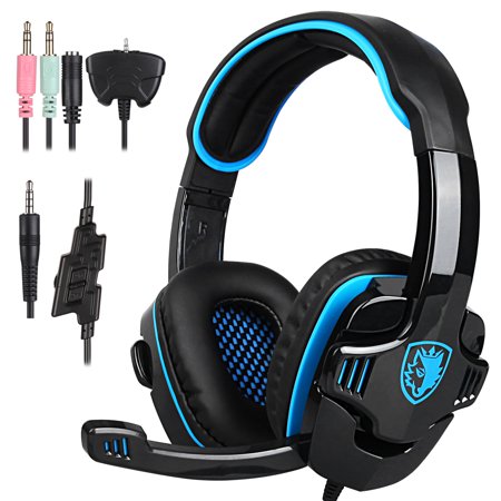 SADES ME333 Gaming Headset GT Stereo HiFi Gaming Headset Headphone with Microphone for PS4 Xbox360 PC Mac SmartPhone
