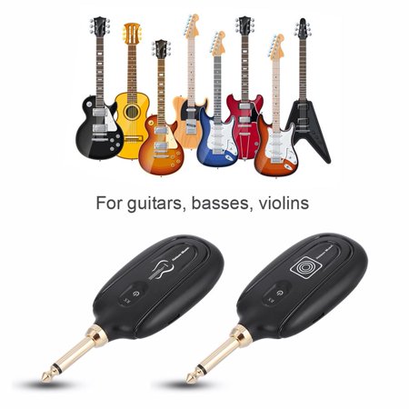 Wireless Guitar Plug - Knifun Guitar System Transmitter & Receiver,M7 Guitar Audio Transmission Set Wireless Audio Transmission Set With Receiver for Electric Guitar Bass