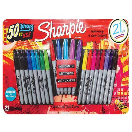 Sharpie Ultra Fine Tip Marker - Sharpie The Original Fine Permanent Marker, 21 pack