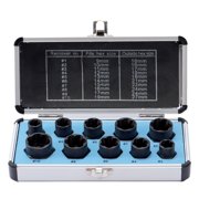 Bolt Extractor Sockets 10pcs Set Damaged Bolt Nut Remover Tool Kit Extractor Removal Tools