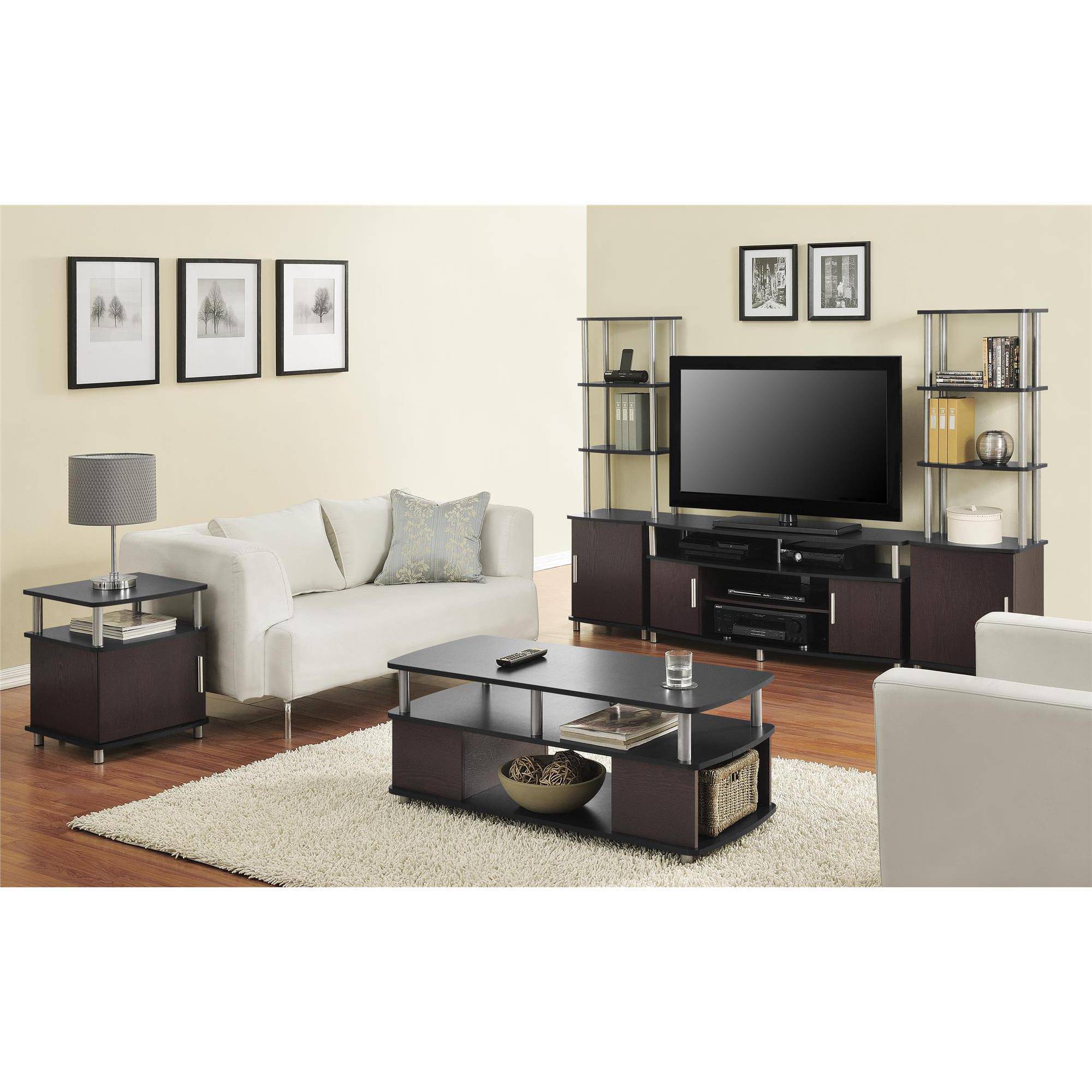 Carson XL Black and Cherry TV Stand for TVs up to 70''