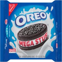 Nabisco Oreo Mega Stuf Chocolate Sandwich Cookies, 13.2 Oz.