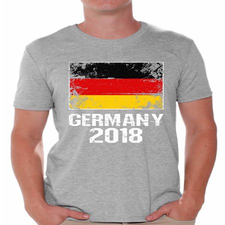 Awkward Styles Germany 2018 T Shirt for Men Flag of Germany Men's Tee Shirts Germany Soccer Shirt for Football Fans Germany Soccer Gifts for Him Germany Shirts for