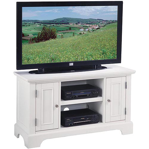 Home Styles Naples White Flat Panel TV Stand, for TV's up to 47''