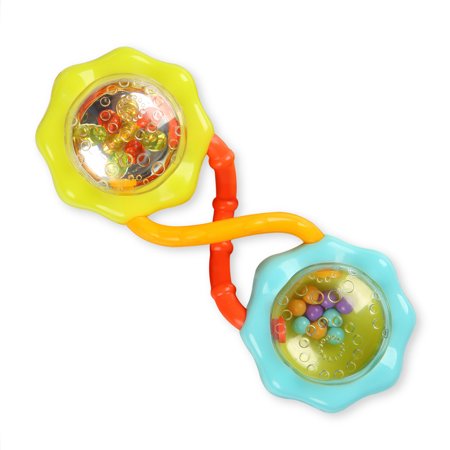 Carrot Rattle - Bright Starts Rattle & Shake Barbell Toy
