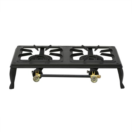 - Stansport Cast Iron Stove - Double Burner