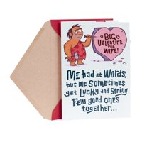 Hallmark Funny Valentine's Day Card for Wife (Caveman)