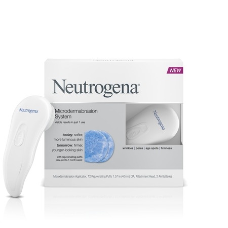 Neutrogena Microdermabrasion Kit, 1 Month Skin Exfoliator w/ Glycerin, 1
