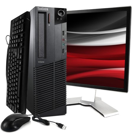 Ho Desktop Lenovo M92 ThinkCentre Desktop Intel Core I5 3.2GHz 8GB RAM, 120GB SSD, DVD-ROM, Windows 10 Pro Includes 22in LCD, Keyboard and Mouse, Wifi ()