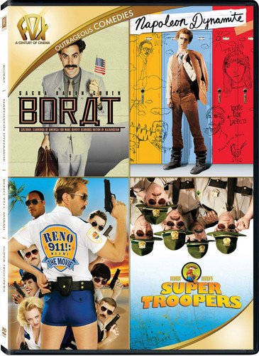 Borat / Napoleon Dynamite / Reno 911 / Super Troopers Quad (Best Of Reno 911)