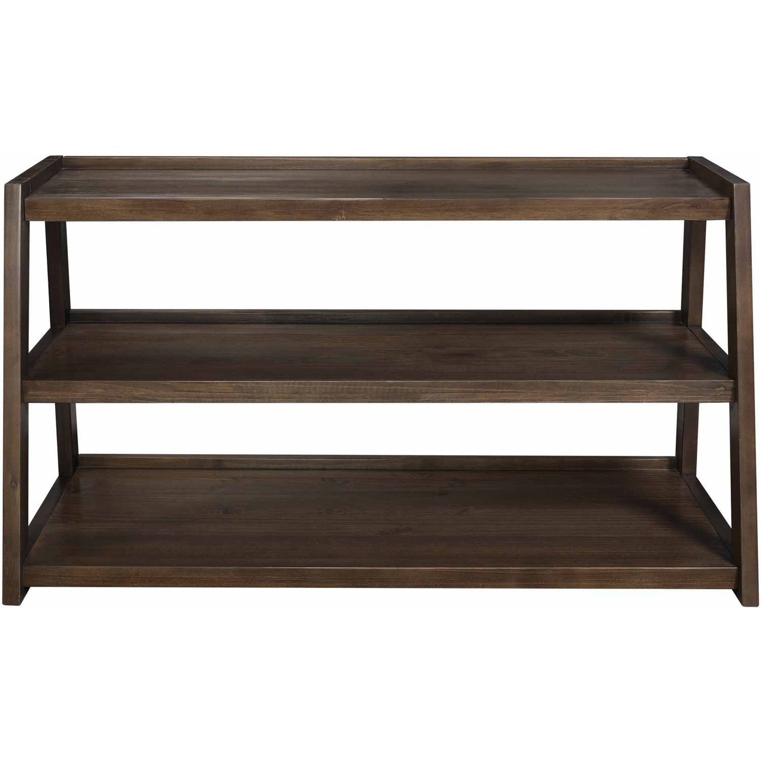 TV Stand in Medium Saddle Brown