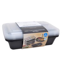 Mainstays 10pc 3 Compartment Meal Prep