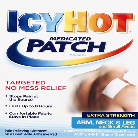 Icy Hot Extra Strength Arm Neck and Leg Medicated Patch