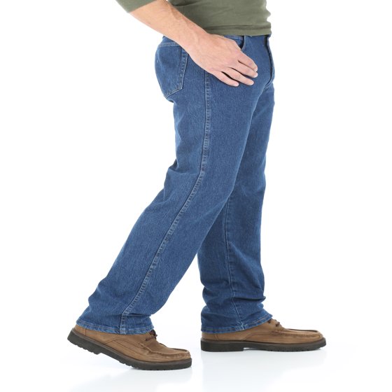 Wrangler - Men's Regular Fit Jean with Comfort Flex waistband - Walmart.com