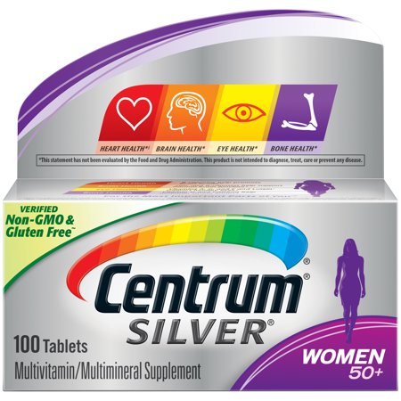 Centrum Silver Women 50+ Multivitamin Tablets, 100