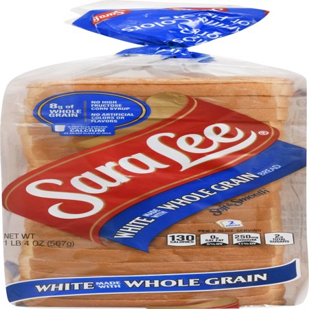 Sara Lee Soft & Smooth Whole Grain White Bread, 20 Oz, 20 Slices ...