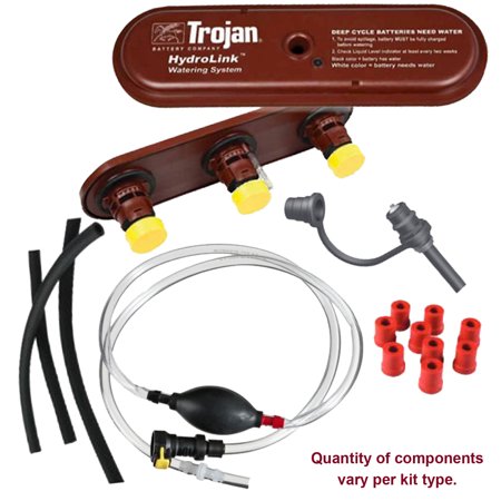 Trojan HydroLink Watering System for 48V Club Car 12V Battery Kit, Plus