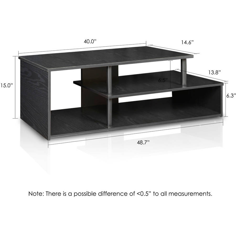 Furinno Econ Low-Rise TV Stand, Multiple Finishes