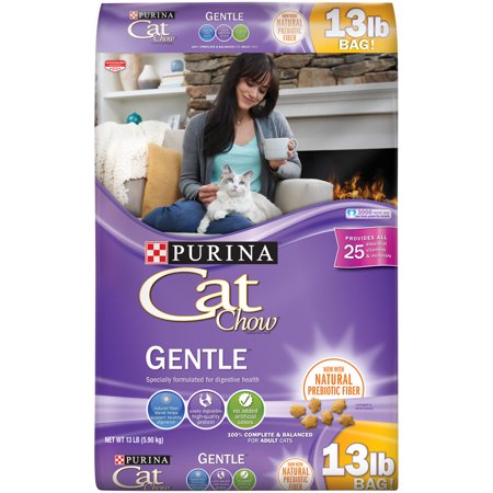 Purina Cat Chow Gentle Adult Dry Cat Food, 13 lb