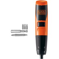 BLACK+DECKER DP240WVA 2.4V Direct Plug Screwdriver with 5 Bonus Screwdriver Bits