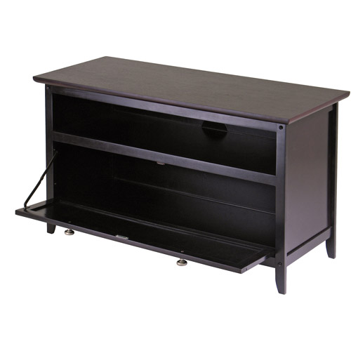 Wood Zuri Espresso TV Stand for TVs up to 42''