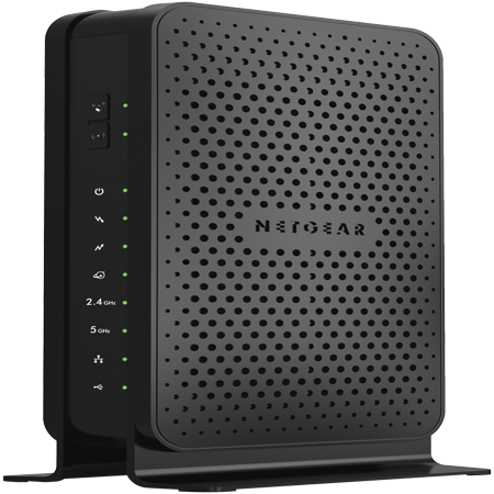 NETGEAR N600 (8x4) WiFi Cable Modem Router Combo C3700, DOCSIS 3.0 ...