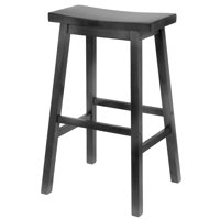 Winsome Wood Satori Saddle Seat Stool 29", Black