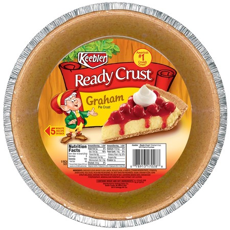 (3 Pack) Keebler Ready Crust Pie Crust, Graham, 6 (Best Pre Made Pie Crust Dough)