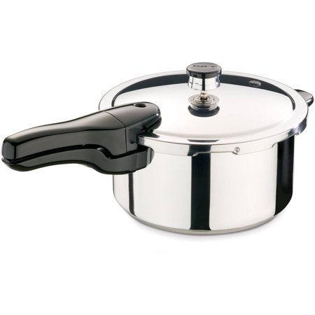 - Presto 4-Quart Stainless Steel Pressure Cooker 01341