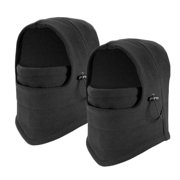 Balaclava Fleece Windproof Ski Mask 2 Pcs,iClover Cold Weather Face Mask Motorcycle Neck Warmer