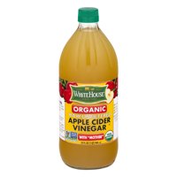(2 Pack) White House Organic Apple Cider Vinegar, Raw & Unfiltered, 32 Fl Oz