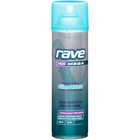 Rave® Unscented Hairspray 11 oz. Aerosol Can