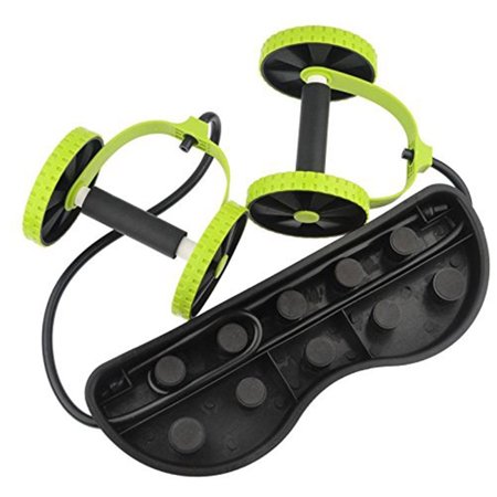 New Waist Slimming Trainer, Double AB Roller for Exercise at
