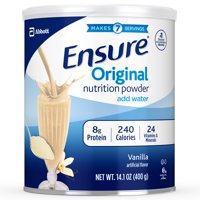 Ensure Original Nutrition Powder Vanilla for Meal Replacement 14.1 oz Can